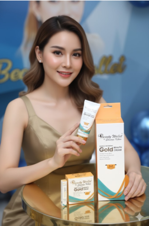 BEAUTY WALLET DOUBLE WHITENING GOLD  BEAUTY CREAM ( PACK OF 6 PCS CREAMS)